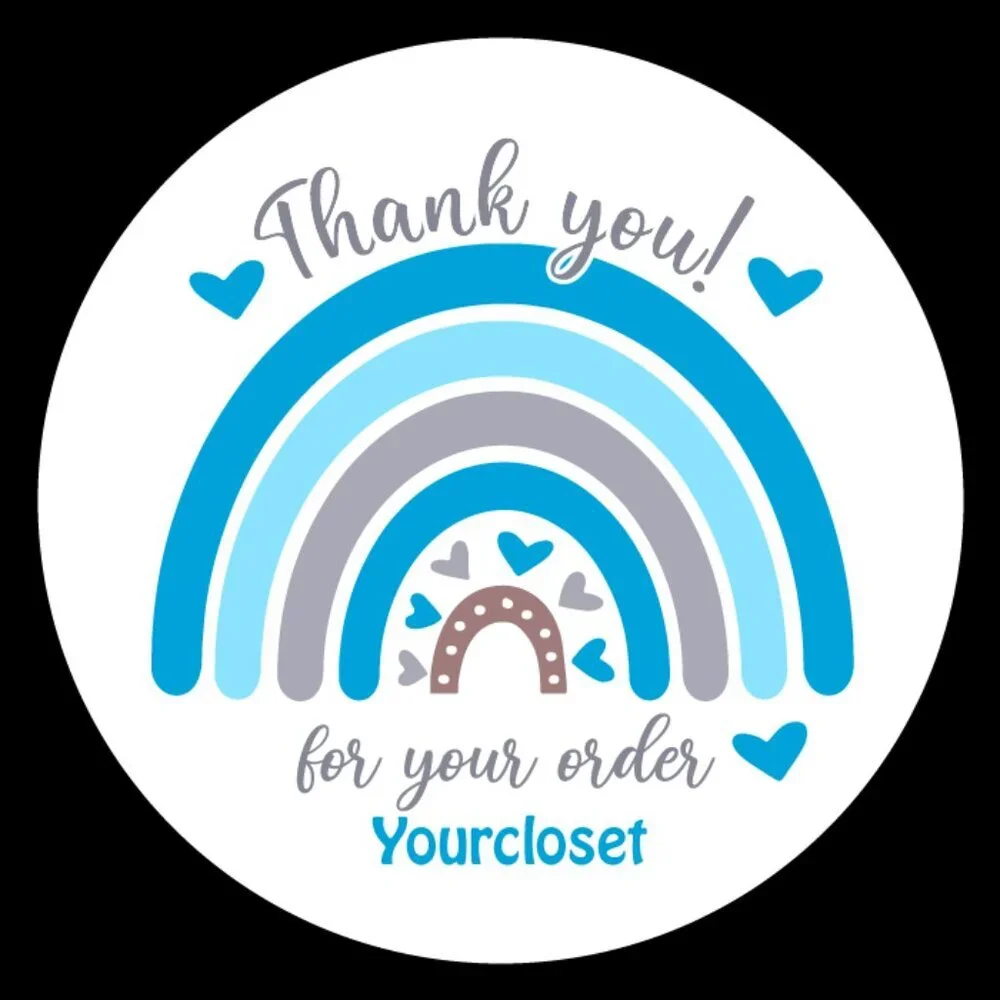 Thank♥️ 5x25 / 60 Thank You Stickers